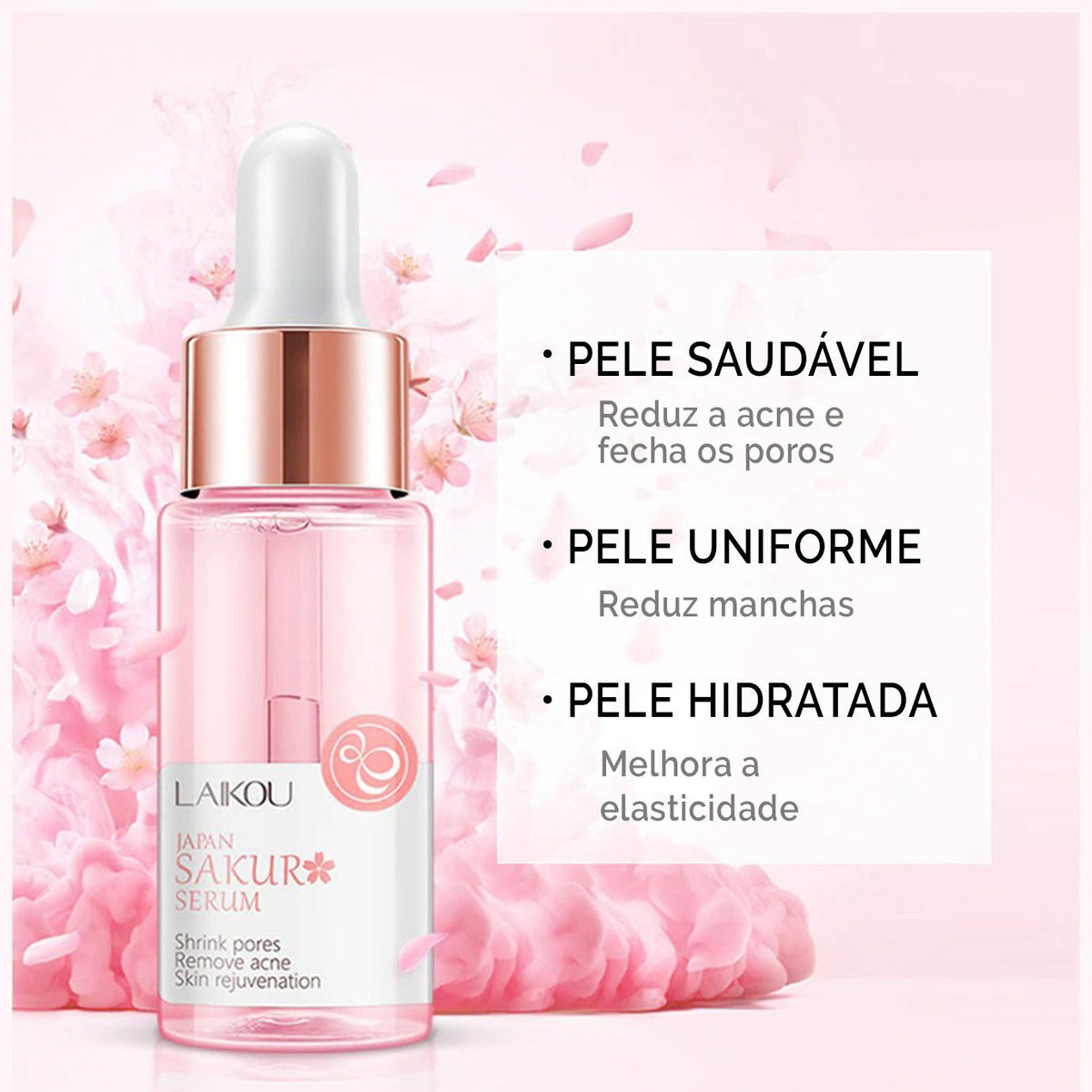 Serum Facial de Flor de Cerejeira – Pele Iluminada – Elfmaeve