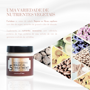 5 MAGICAL™ Máscara Reconstrutora Capilar  PROMOÇÃO (60% DE DESCONTO)