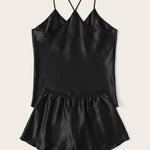 Conjunto de pijama de cetim Paris - Elfmaeve