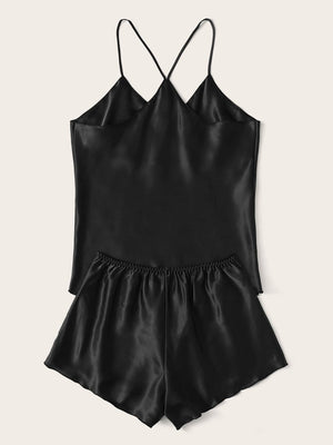 Conjunto de pijama de cetim Paris - Elfmaeve