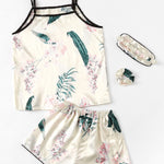 Conjunto de pijama floral 7pcs - Elfmaeve
