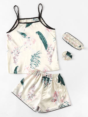 Conjunto de pijama floral 7pcs - Elfmaeve