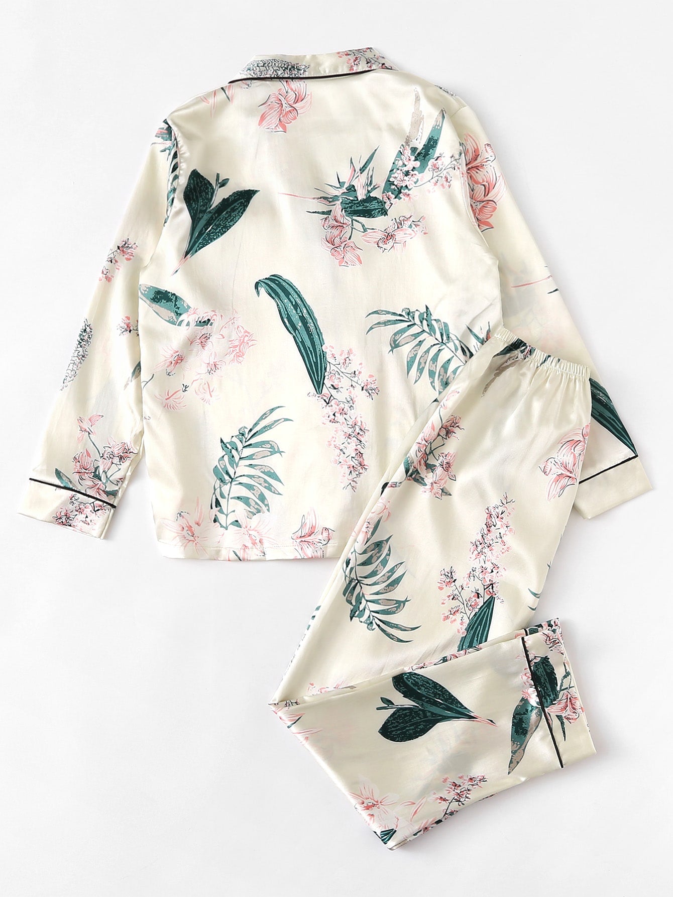 Conjunto de pijama floral 7pcs - Elfmaeve