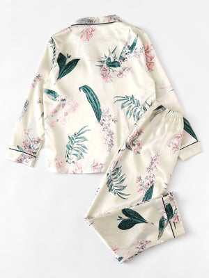 Conjunto de pijama floral 7pcs - Elfmaeve