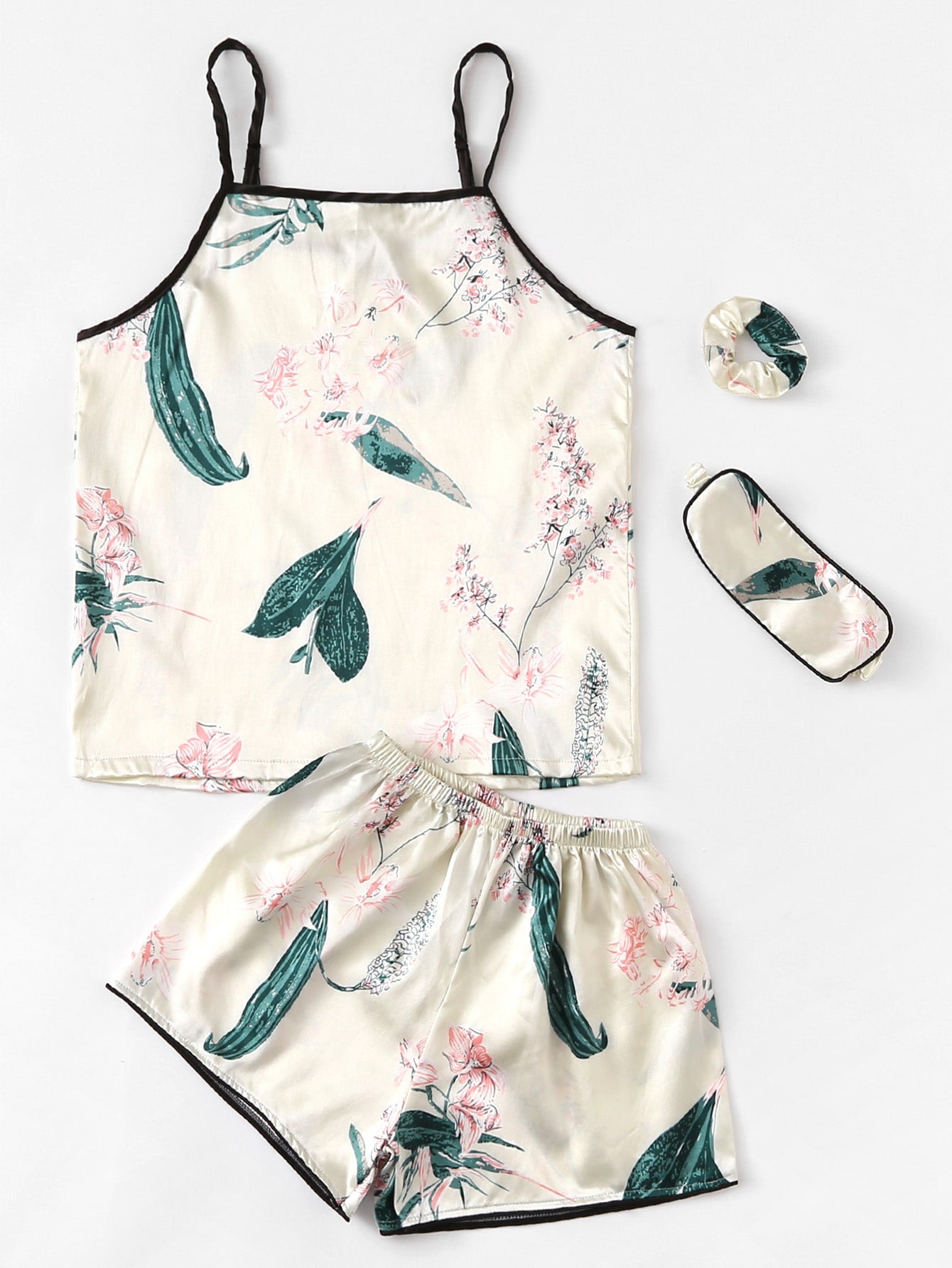 Conjunto de pijama floral 7pcs - Elfmaeve