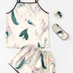 Conjunto de pijama floral 7pcs - Elfmaeve