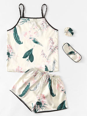 Conjunto de pijama floral 7pcs - Elfmaeve