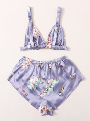 Pijama feminino unicórnios - Elfmaeve