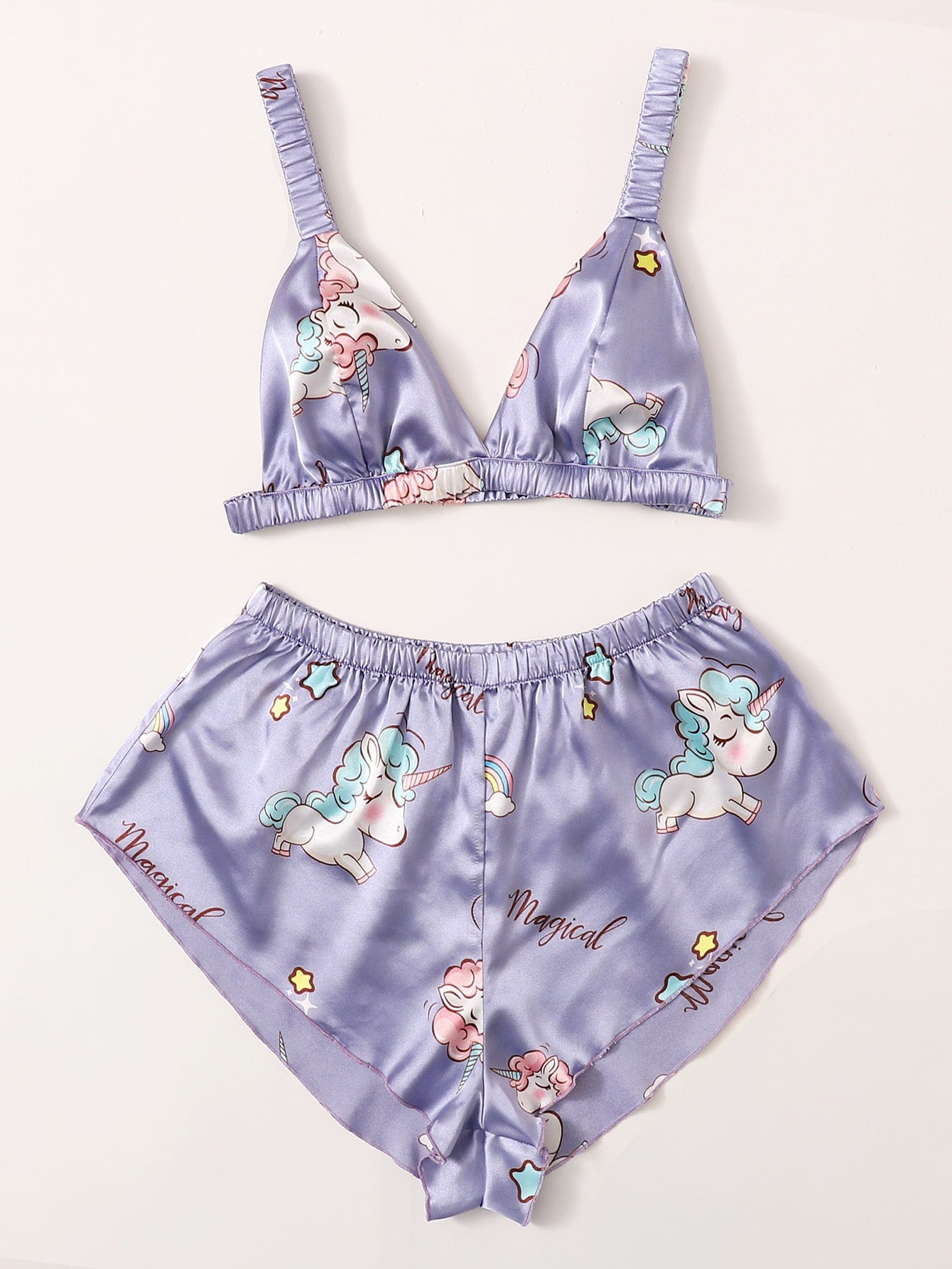 Pijama feminino unicórnios - Elfmaeve