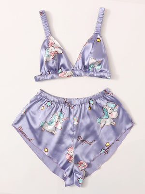 Pijama feminino unicórnios - Elfmaeve