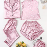 Conjunto de Pijama de Cetim Elfmaeve - Elfmaeve