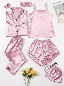 Conjunto de Pijama de Cetim Elfmaeve - Elfmaeve