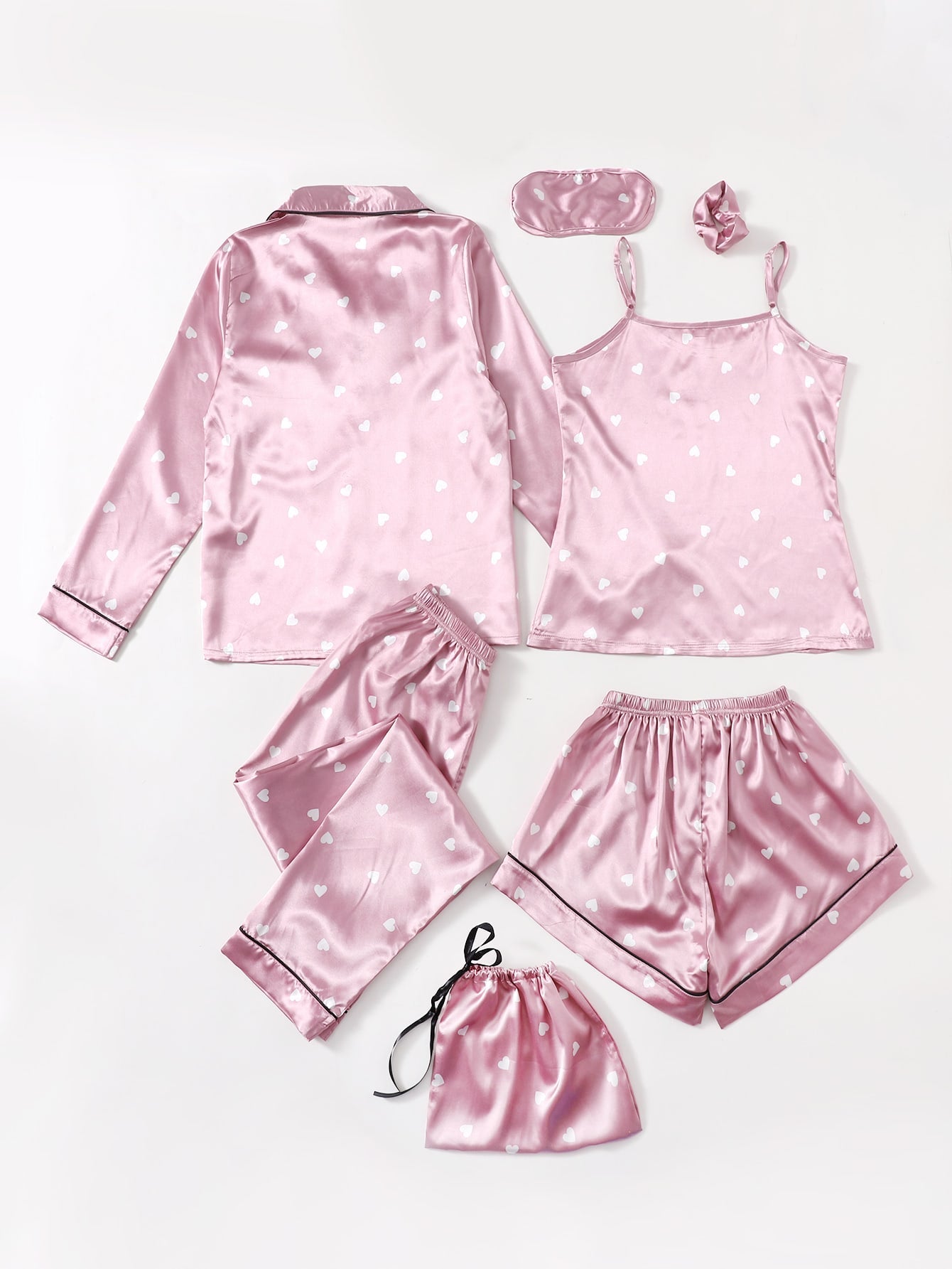 Conjunto de Pijama de Cetim Elfmaeve - Elfmaeve