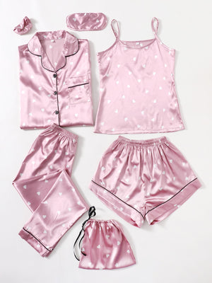Conjunto de Pijama de Cetim Elfmaeve - Elfmaeve