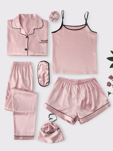 Conjunto de pijama de cetim Elfmaeve - Elfmaeve
