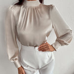 Simples elegante Blusa - Elfmaeve