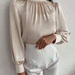 Simples elegante Blusa - Elfmaeve