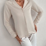 Camisa elegante com botão - Elfmaeve