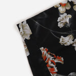 Conjunto de pijama de cetim floral - 5 peças - Elfmaeve