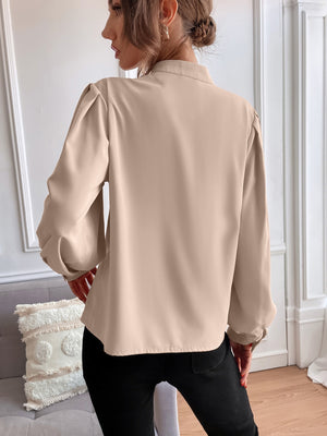 Blusa feminina social de botões - Elfmaeve