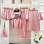 Conjunto de Pijama de Cetim Elfmaeve - Elfmaeve