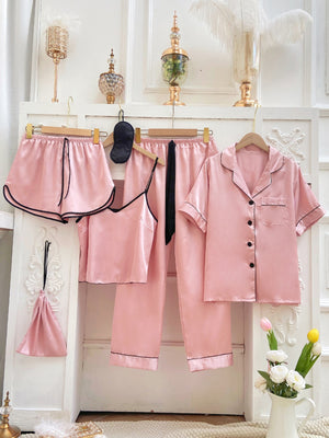Conjunto de Pijama de Cetim Elfmaeve - Elfmaeve