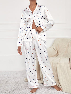 Conjunto de pijama de coração - Elfmaeve