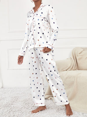 Conjunto de pijama de coração - Elfmaeve