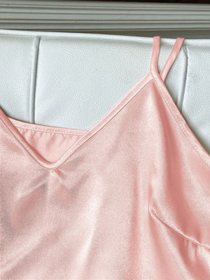Conjunto de pijama de Cetim com babado - Elfmaeve