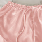 Conjunto de pijama de Cetim com babado - Elfmaeve
