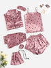Conjunto de pijama de cetim - Elfmaeve