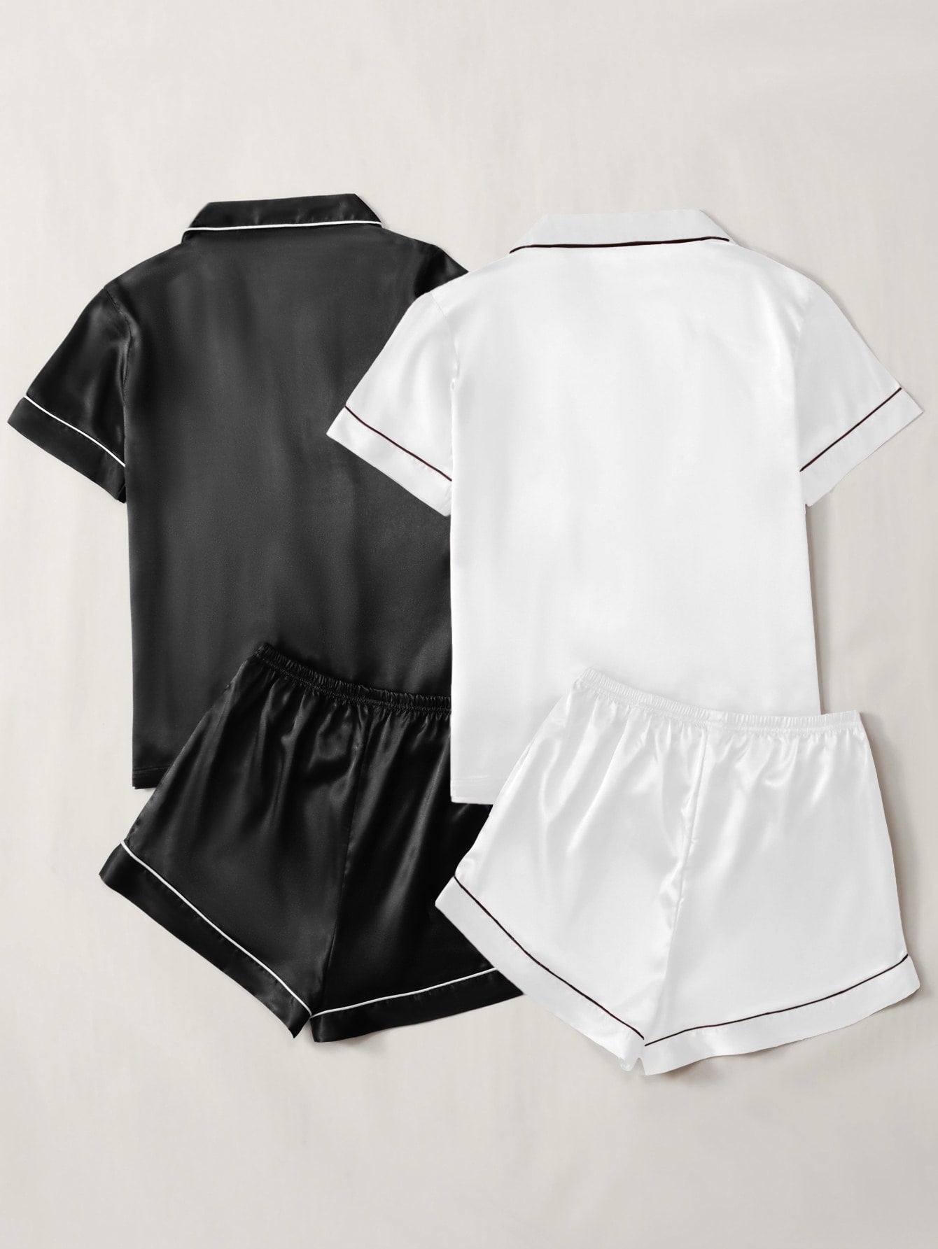 Conjunto 2 Pijamas de Cetim Elfmaeve - Elfmaeve