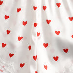 Conjunto de pijama com estampa de corações - Elfmaeve