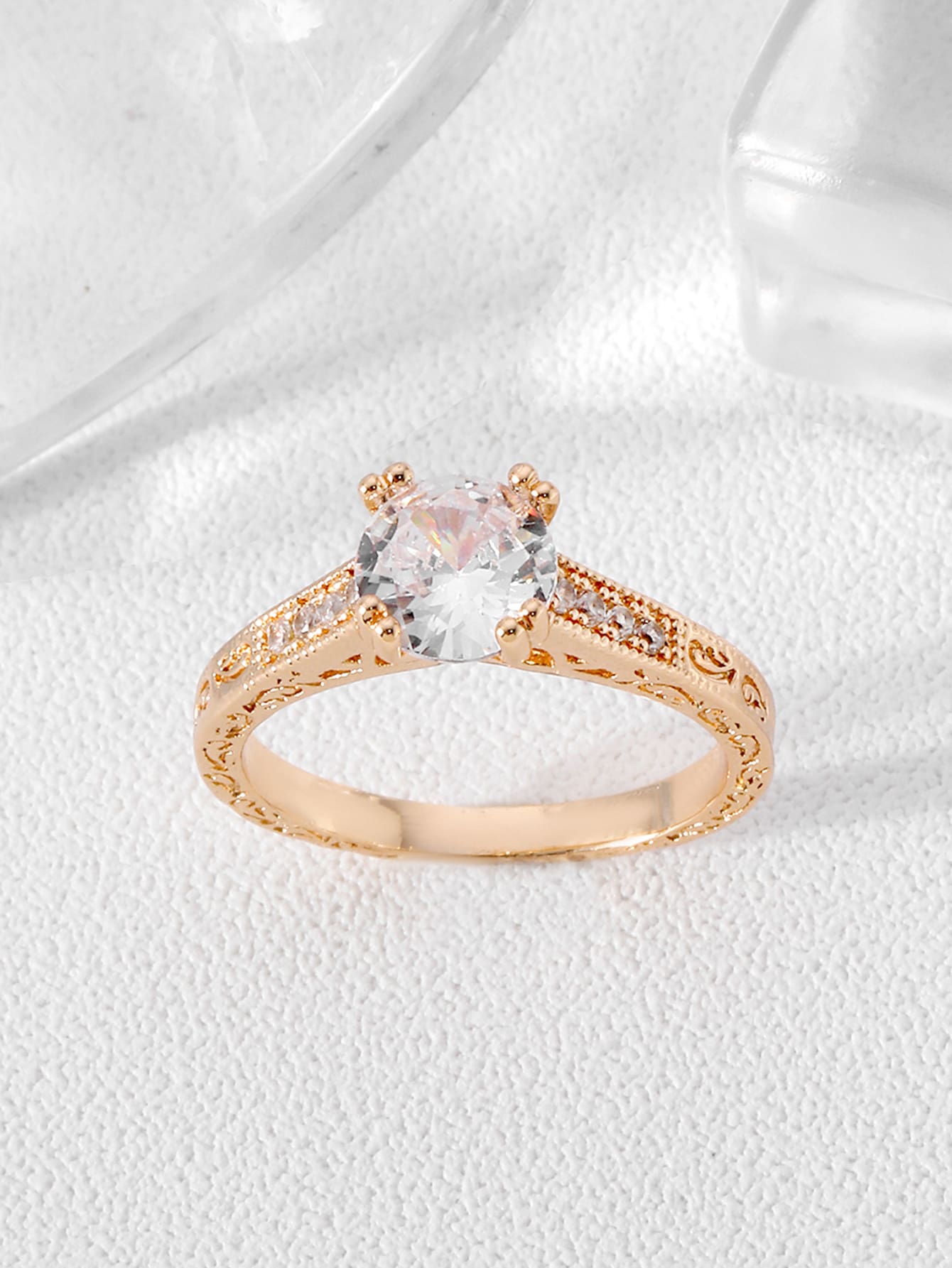 Anel banhado a ouro 18K - Elfmaeve