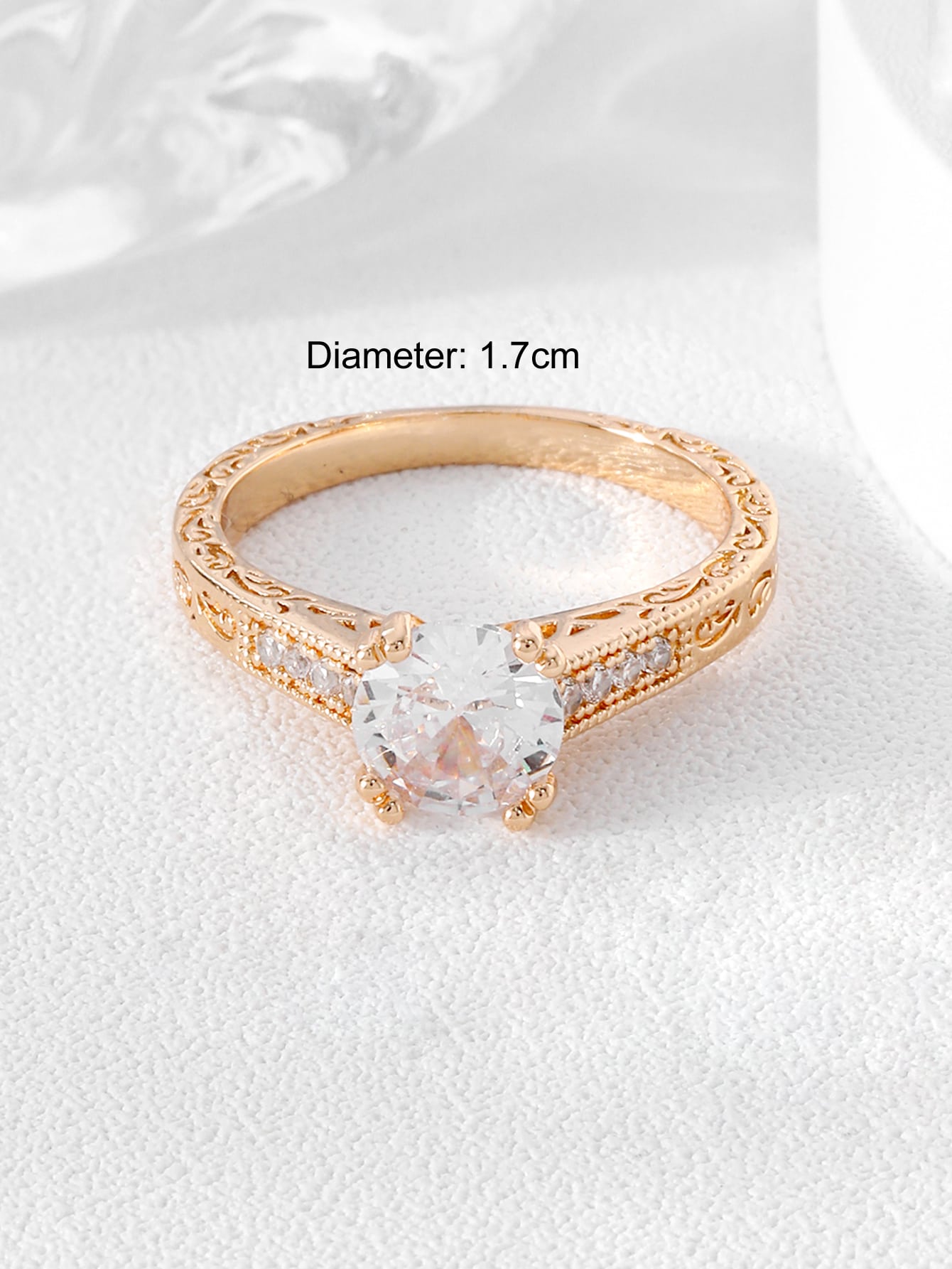 Anel banhado a ouro 18K - Elfmaeve