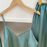 Conjunto de pijama com cinto cetim - 3pcs - Elfmaeve