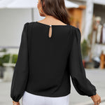 Simples elegante Blusa - Elfmaeve