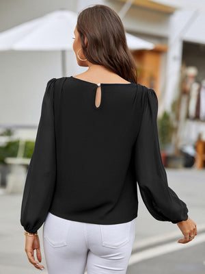 Simples elegante Blusa - Elfmaeve
