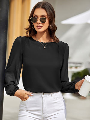Simples elegante Blusa - Elfmaeve