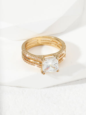Anel banhado a ouro 18K - Elfmaeve