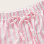 Shorts listrado com renda - Elfmaeve
