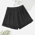 Shorts feminino com babado - Elfmaeve