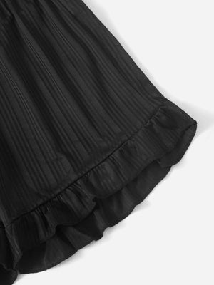 Shorts feminino com babado - Elfmaeve