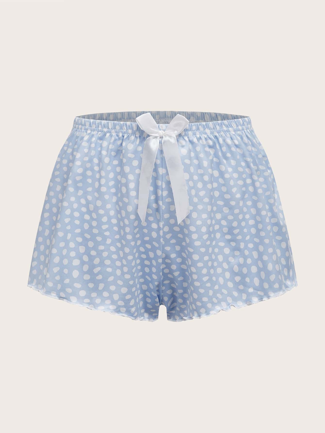Shorts feminino de cetim para dormir - Elfmaeve