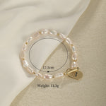 Pulseira de pérolas naturais - Elfmaeve