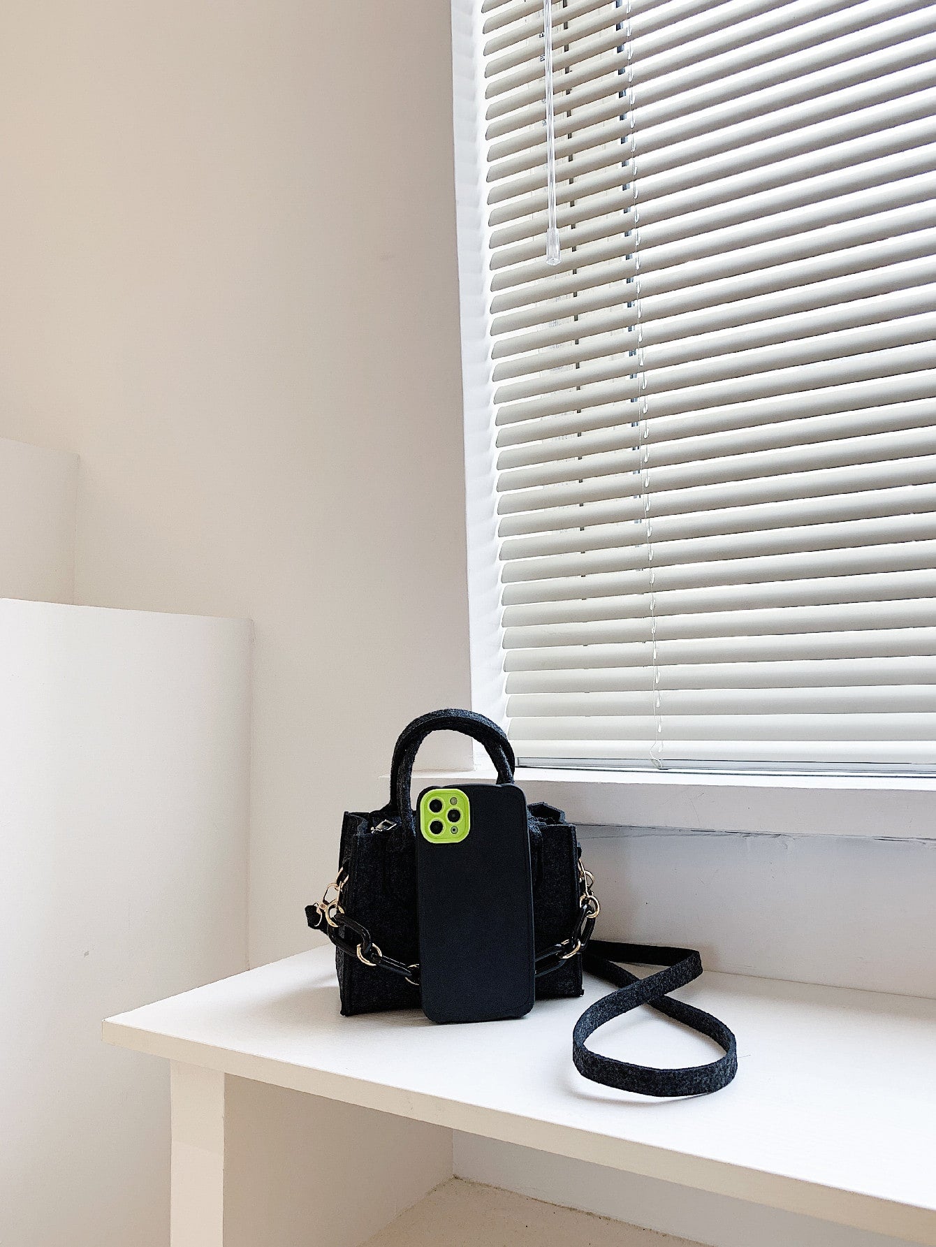 Bolsa feminina quadrada transversal Elfmaeve - Elfmaeve