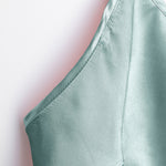 Conjunto de pijama  de cetim com babado - Elfmaeve