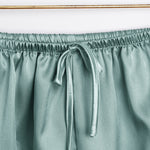 Conjunto de pijama  de cetim com babado - Elfmaeve