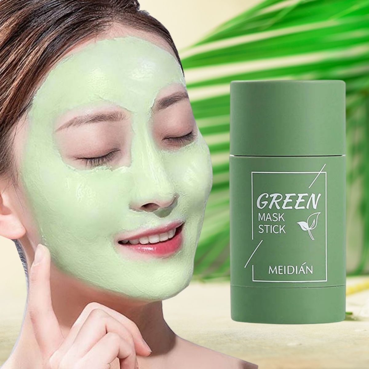 Máscara Facial Detox - Green Mask Stick + Vitamina C Grátis