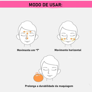 Massageador e Removedor de Oleosidade da Pele - Oiless Skin